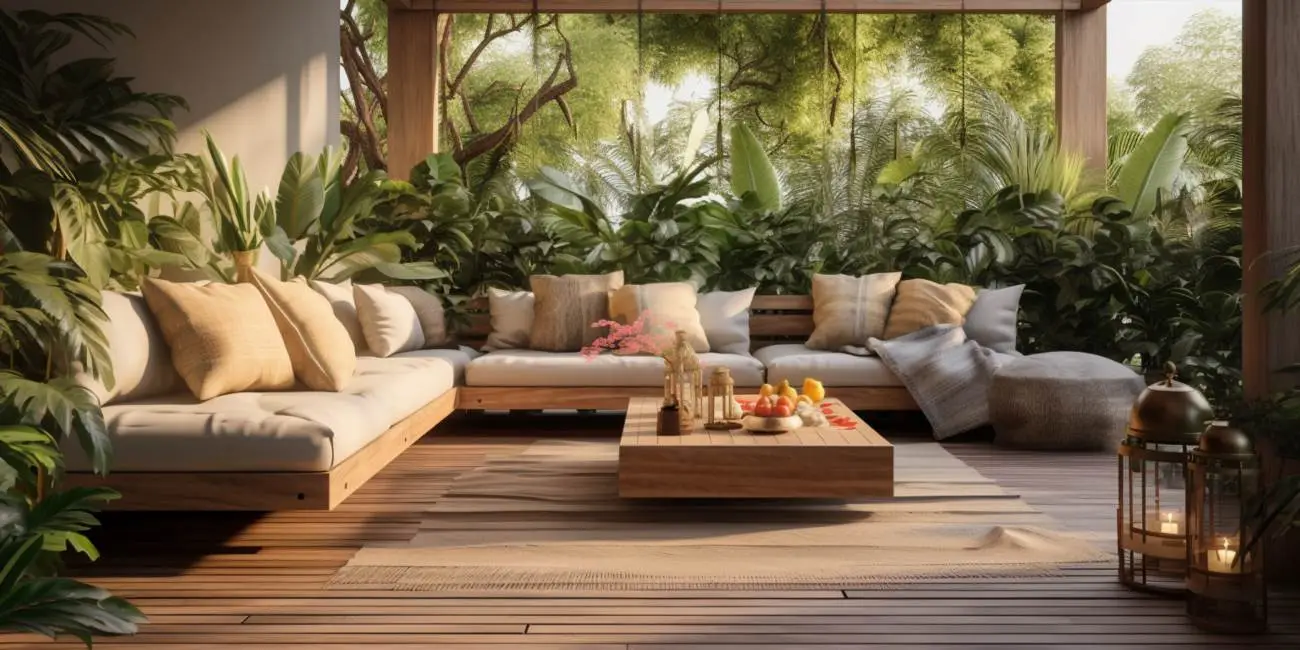Canapele din lemn pentru terase: eleganța și durabilitatea la tine acasă